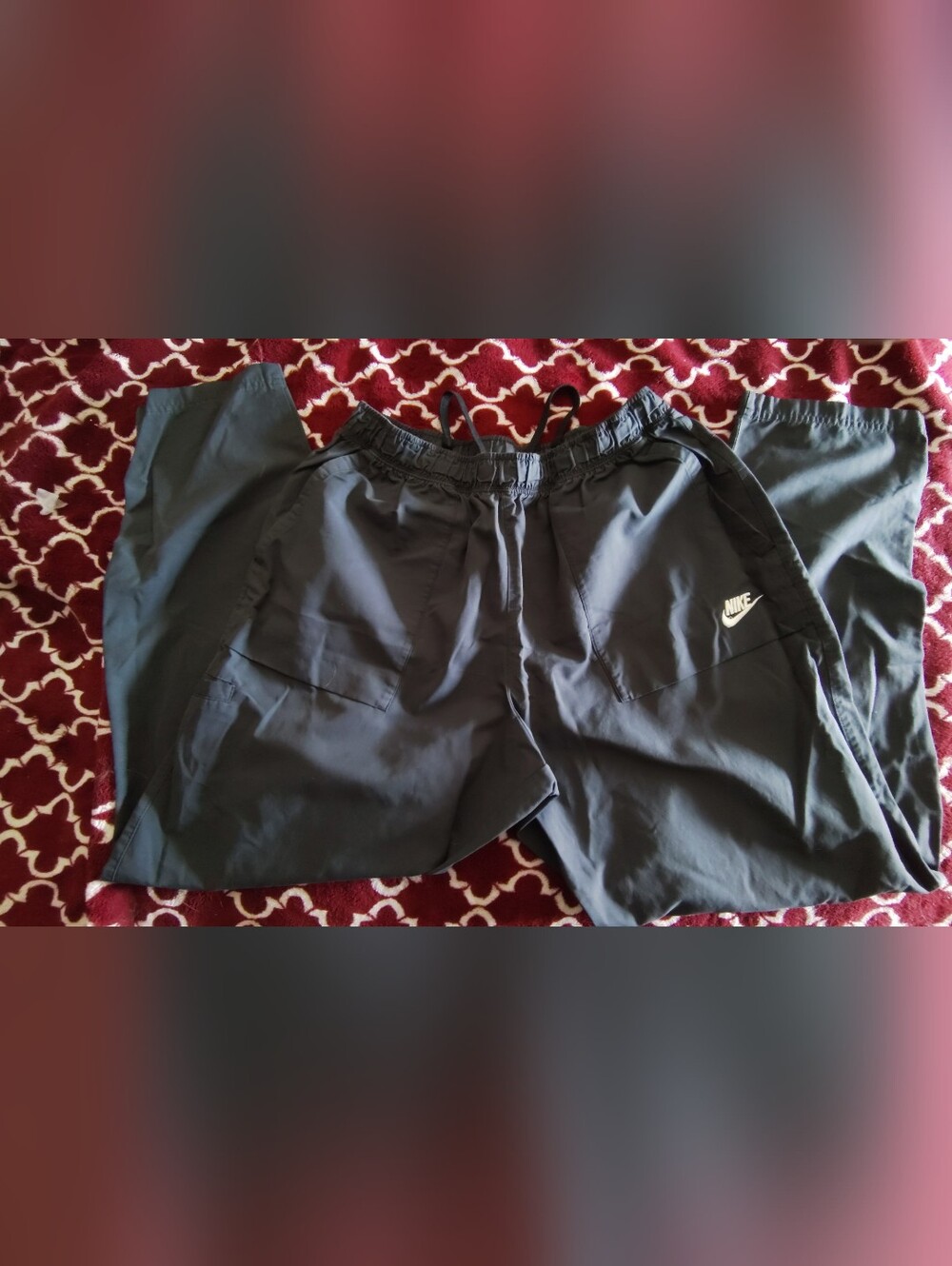 Men's Nike Black Performance Swishy Pants with Swoosh